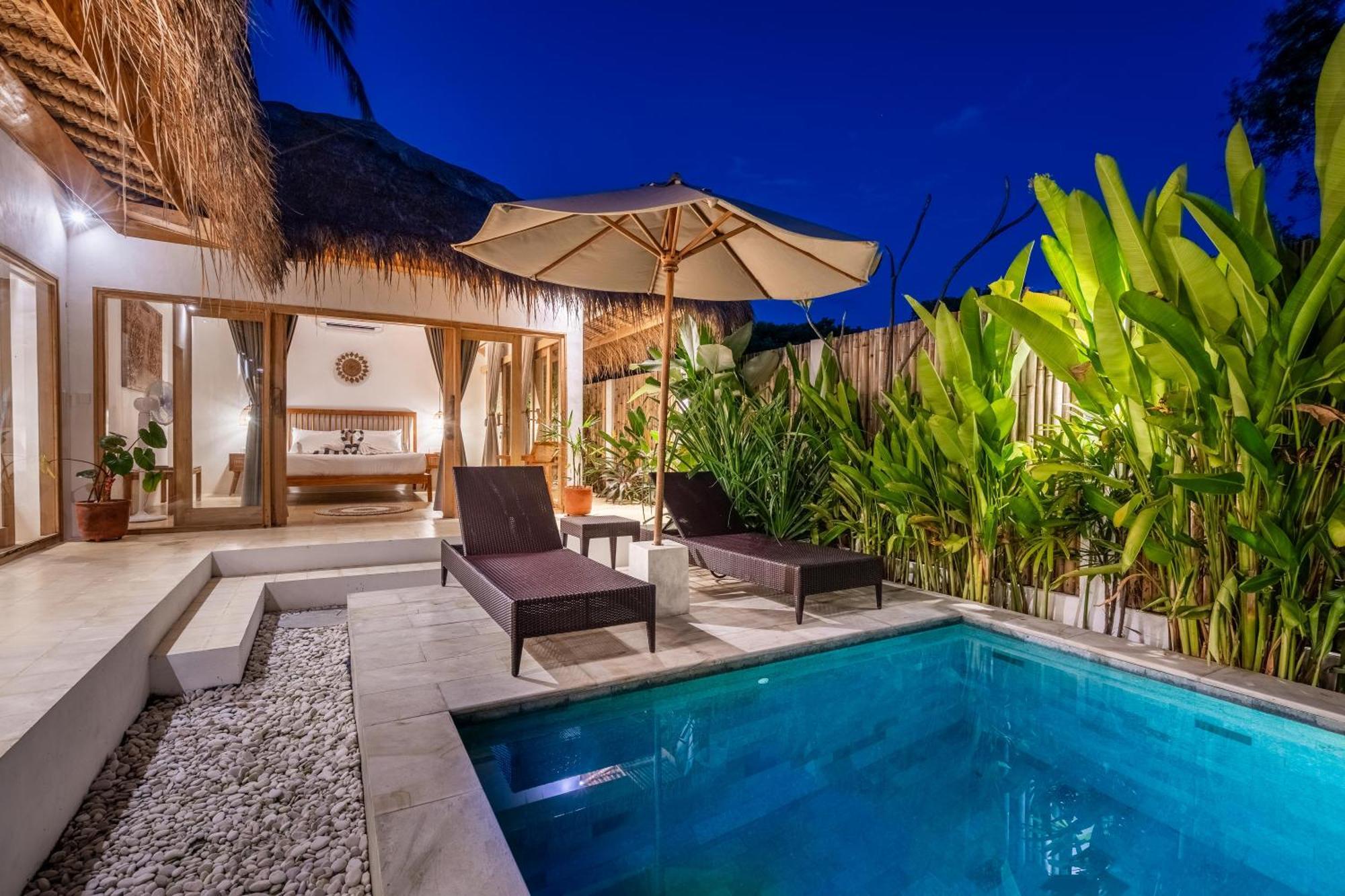 Villa Kelapa Kucing ギリ・アイル エクステリア 写真